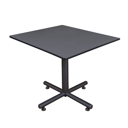 Kobe Square Tables > Breakroom Tables > Kobe Square & Round Tables, Wood, Metal Top, Grey TKB4848GY